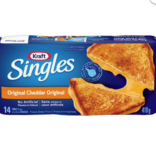 Kraft Singles Thick Cheese Slices 14ct  410g