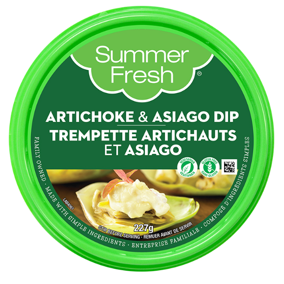 Summer Fresh Artichoke & Asiago Dip 227g