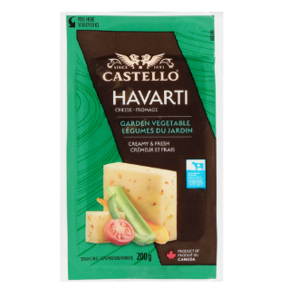 Castello Creamy and Fresh Garden Vegetable Havarti Cheese 200g