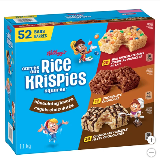 Kellogg's Rice Krispies Squares, Chocolatey Lovers, 1.1 kg