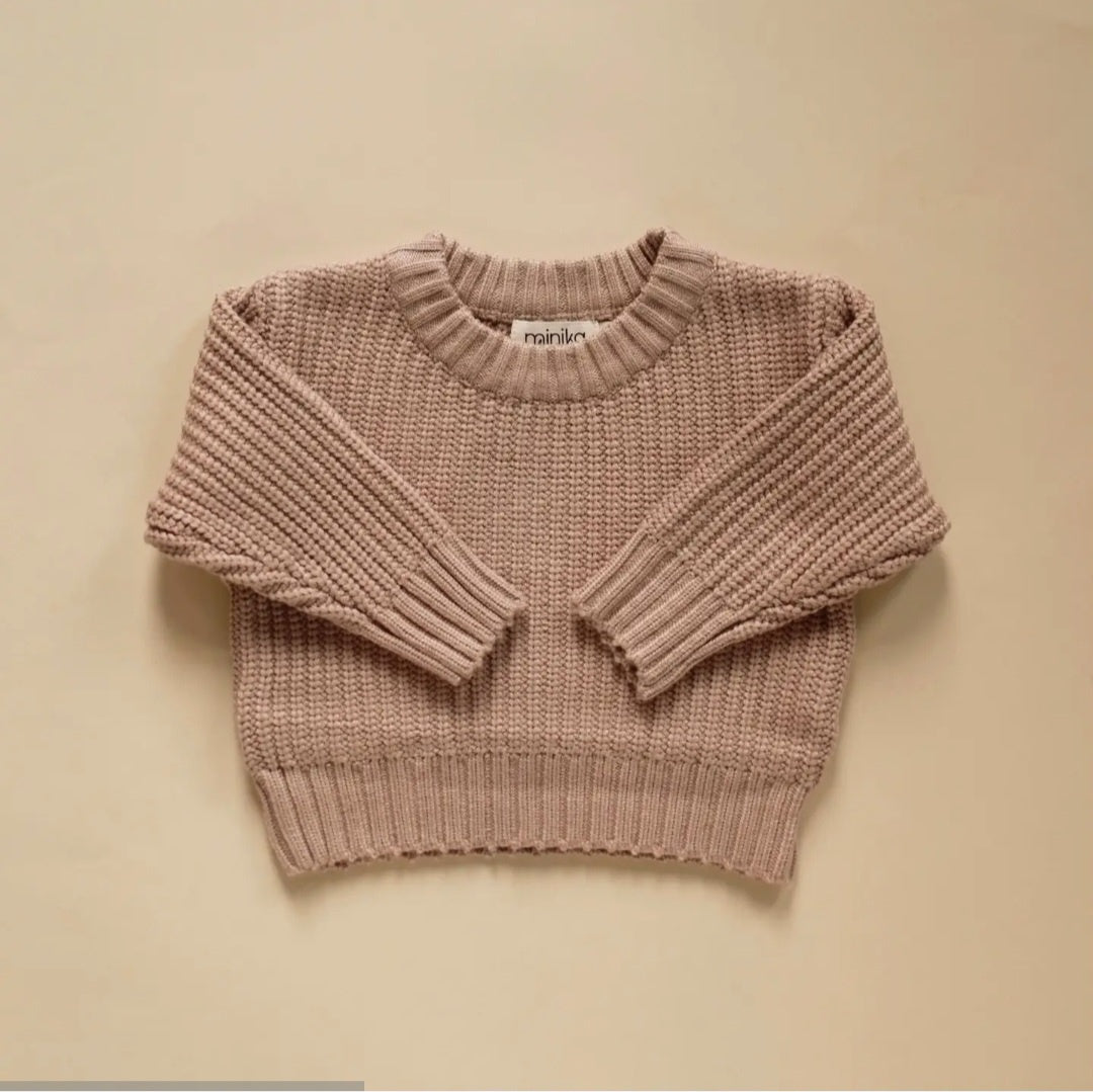 Minika Almond Knit Sweater