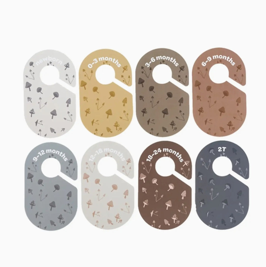 3 Sprouts Mushroom Baby Closet Dividers (Newborn To 24 Months)