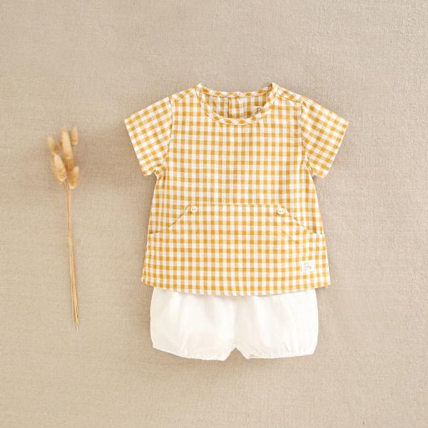 Dadati Mustard Vichy Baby Boy Set 9m