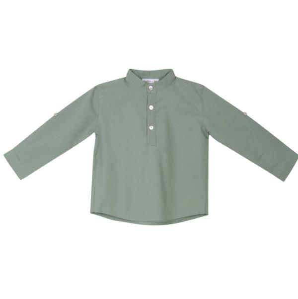 Beatrice & Bee Rufus Dry Green Boy Shirt 3-4yr