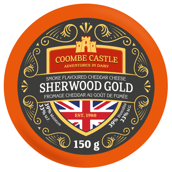 Coombe Castle Sherwood Gold Smoked Cheddar 150g