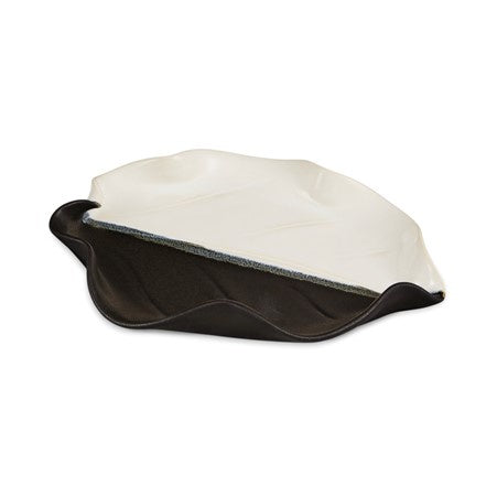 Hilborn Pottery Snack Plate, Black & White