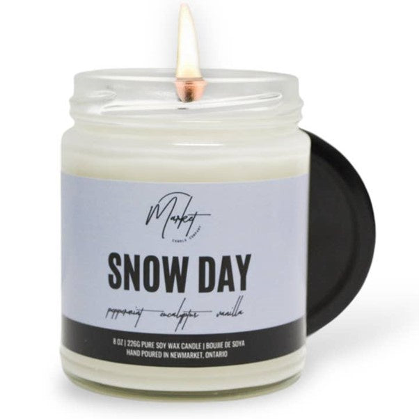 Market Candle Company Snow Day Soy Candle 8oz