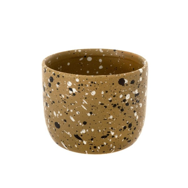 Indaba Speckle Pot, Olive