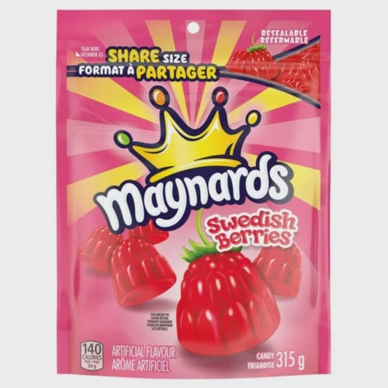 Maynards Swedish Berries Candy Sharing Size 315 g