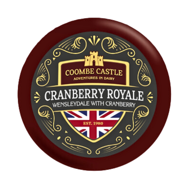 Coombe Castle Wensleydale Cranberry Royale 150g