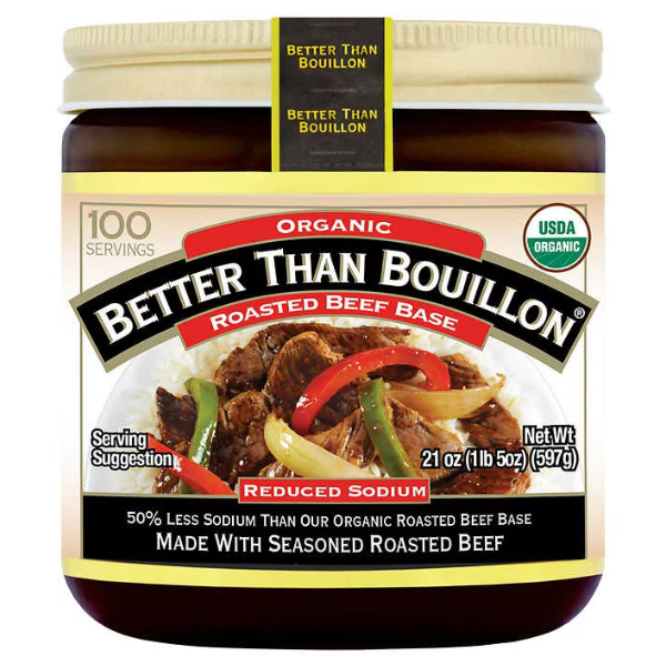 Better Than Bouillon Organic Roasted Beef Base 597g