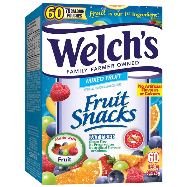 Welch's Fruit Snacks 60x22g
