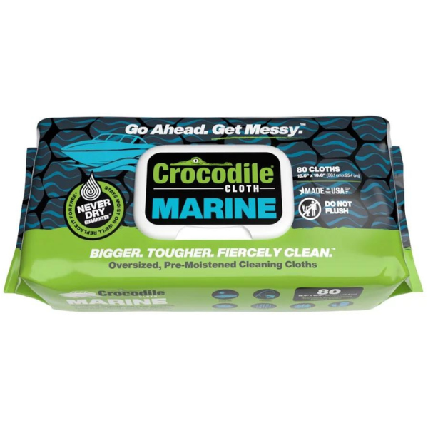 *Crocodile Cloth Marine Huge Biodegradable Cloths 80pk