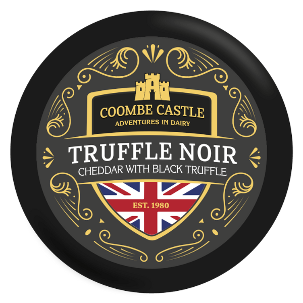 Coombe Castle Black Truffle Cheddar Cheese 150g