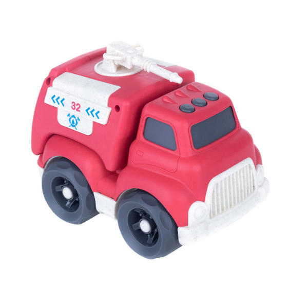 Earthtastic Plant Based Kids'N Play Toy Fire Truck 18+M