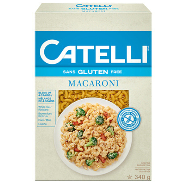 Catelli Gluten Free Macaroni Pasta 340g