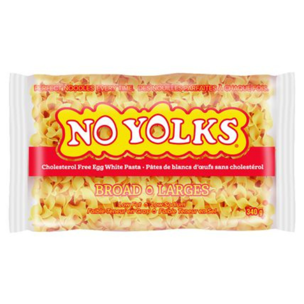 No Yolks Broad Noodles 340g.