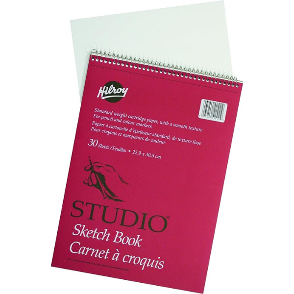 Hilroy Studio Sketch Book 9 x 12"