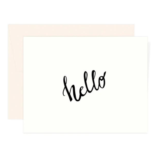 Paige & Willow Hello Card