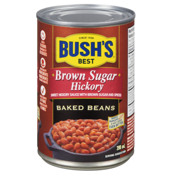 BUSH'S BEST Bush Brown Sugar Hickory 398 ml