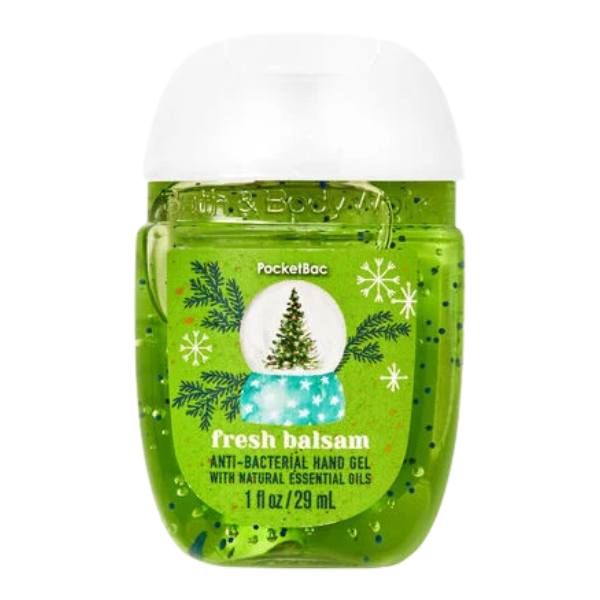 Bath & Body Works Fresh Balsam PocketBac Anti-Bacterial Hand Gel 1 fl oz/29 ml