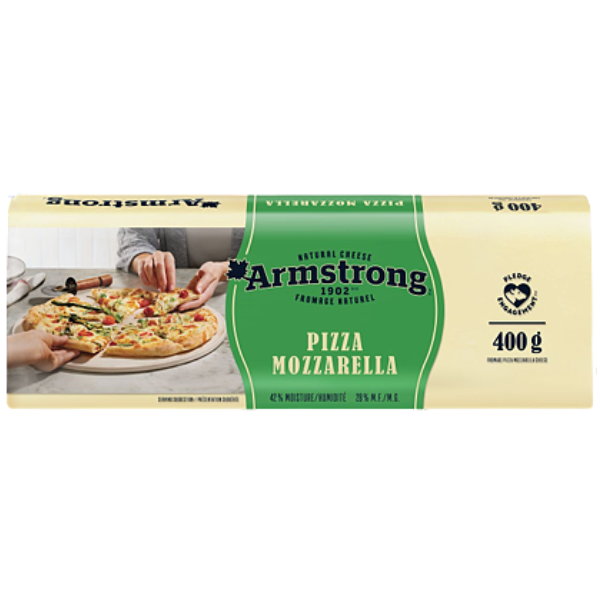 Armstrong Pizza Mozzarella Cheese Bar 400g