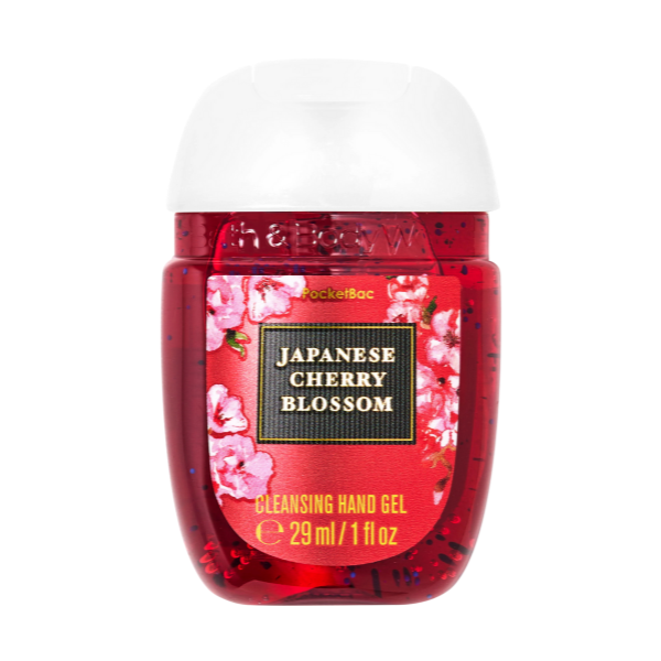 Bath & Body Works Japanese Cherry Blossom PocketBac Anti-Bacterial Hand Gel 1 fl oz/29 ml