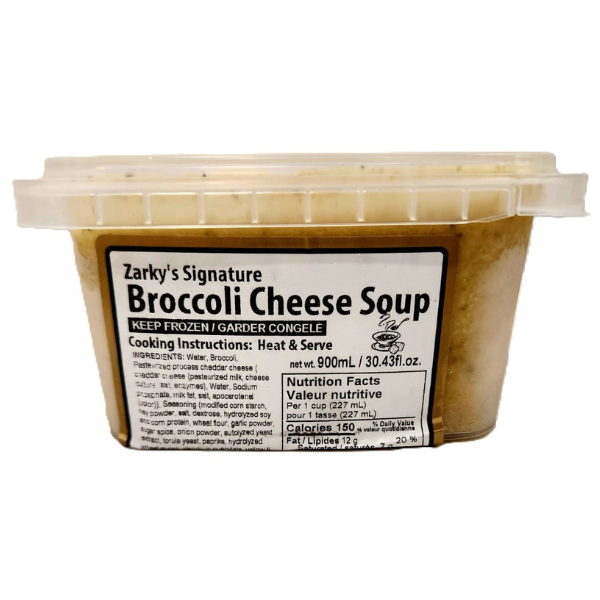 Zarky's Broccoli Cheese Soup 900ml