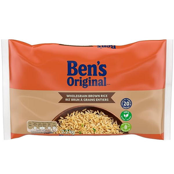 Bens Whole Grain Brown Rice 2.2kg