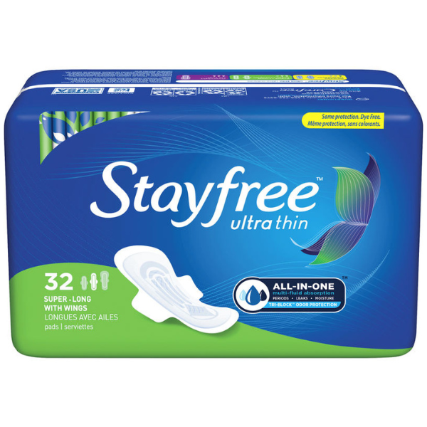 Stayfree Ultra Thin Long Wings Pads 32ct