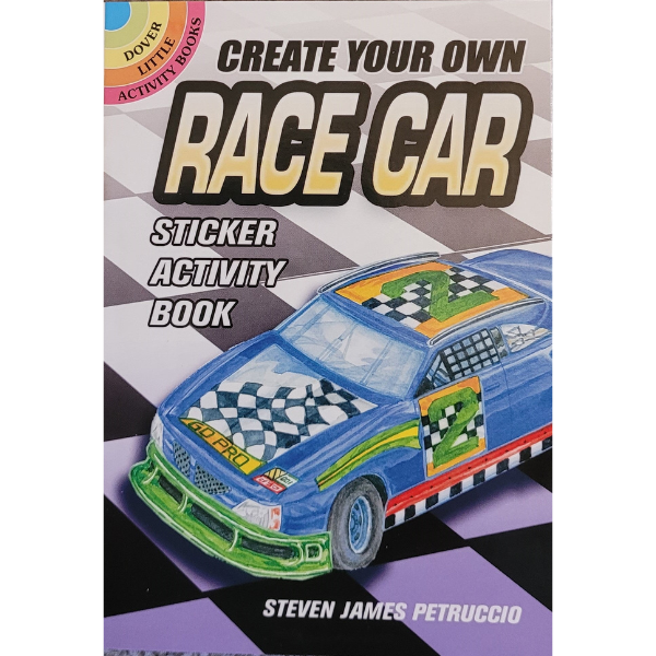 Dover Create Your Own Race Car Sticker Activity Book