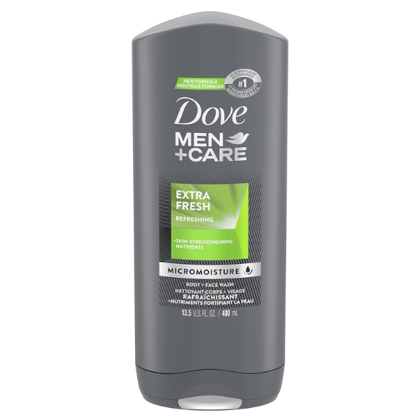 Dove Men+Care Extra Fresh Body & Face Wash, 400 ml