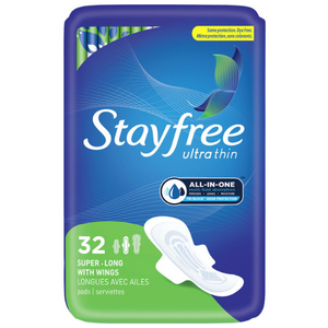 Stayfree Ultra Thin Long Wings Pads 32ct