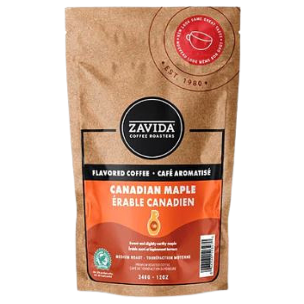 Zavida Canadian Maple Medium Roast All Purpose Ground Coffee 340g
