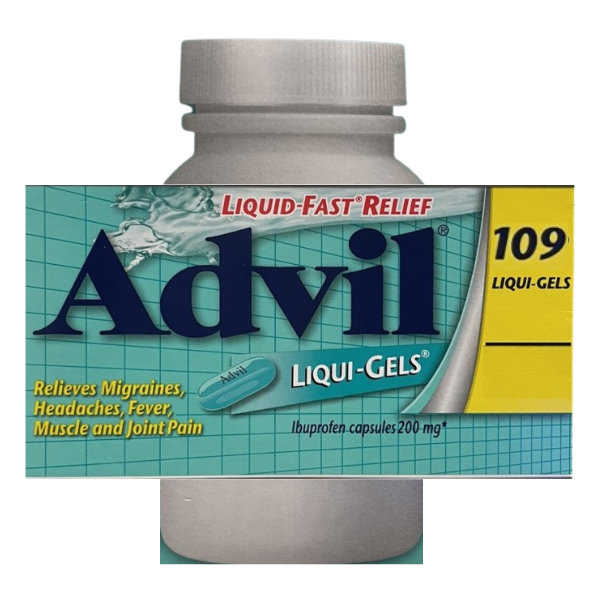 Advil Ibuprofen 200mg Liqui-gels 109ct