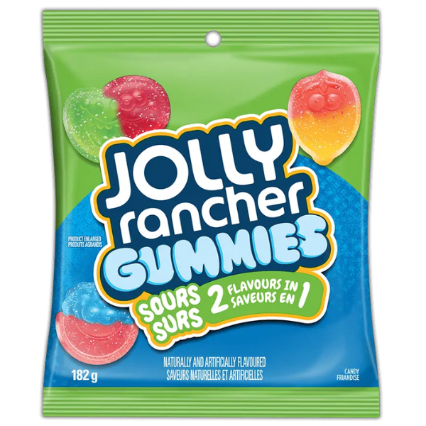 Jolly Rancher 2-in-1 Sour Gummies 182g