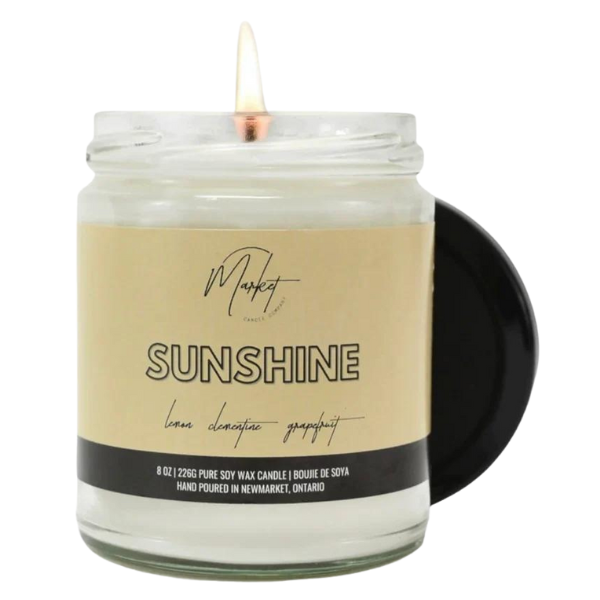 Market Candle Company - Sunshine Soy Candle 8oz