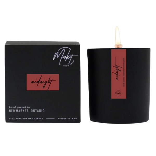 Market Candle Company - Midnight Soy Candle 9oz