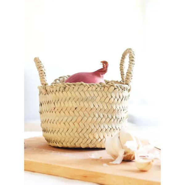 Tiny Beldi Straw Basket