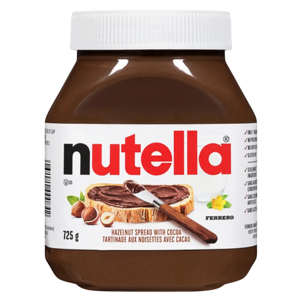 Nutella Hazelnut Spread Ferrero 725g