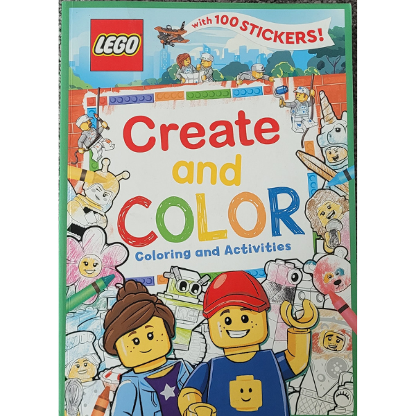 Lego Create and Color Coloring and Activities Book