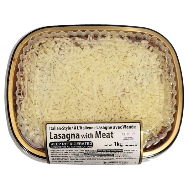 Deluxe Meat Lasagna FROZEN