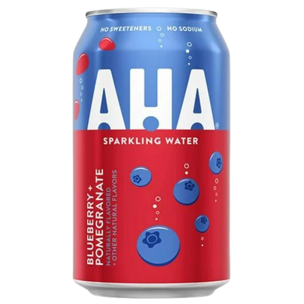 AHA Blueberry Pomegranate Sparkling Water 355ml each