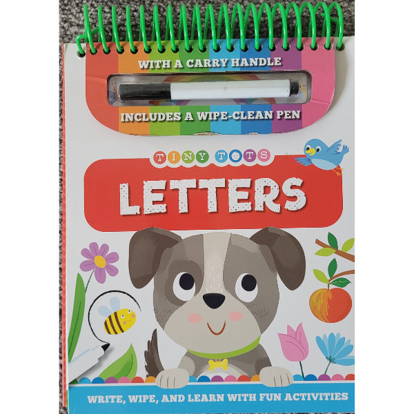 Tiny Tots Letters: Write, Wipe, and Learn With Fun Activities