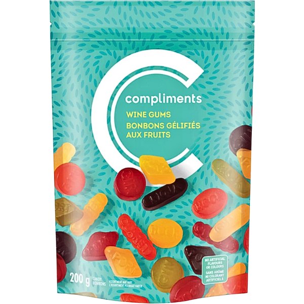 Compliments Wine Gums Candy 175 g