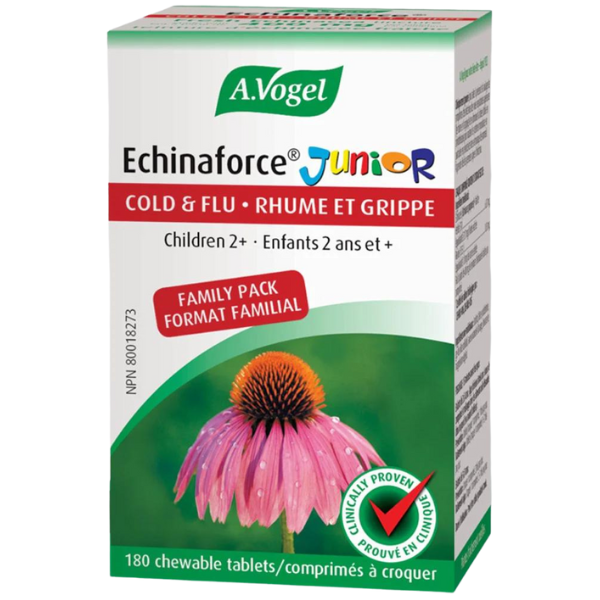 A. Vogel Echinaforce Junior Cold & Flu 180 Chewable Tablets