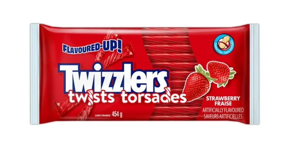 TWIZZLERS Strawberry Twists Candy 454g