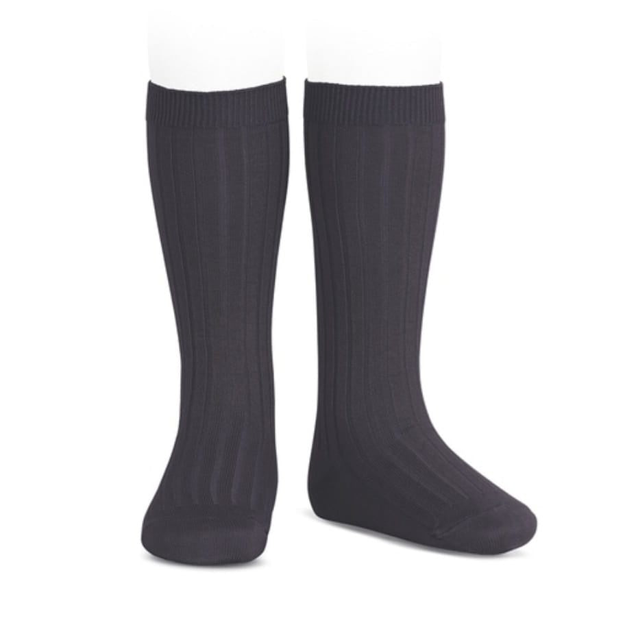 Condor 257 Carbon 2.016/2 Basic rib knee high socks