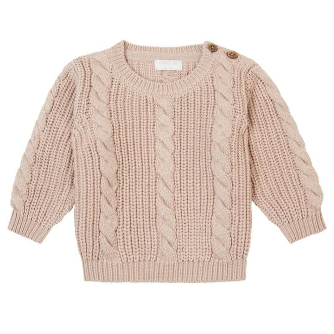 Noppies Mushroom Cable Knit Sweater 6-9m