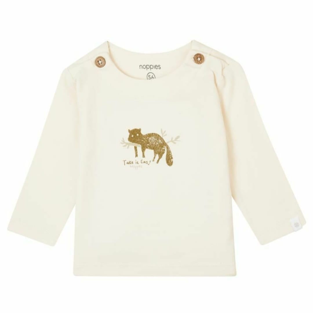 Noppies Buttercream 'Take it Easy' Long Sleeve Shirt 4-6m